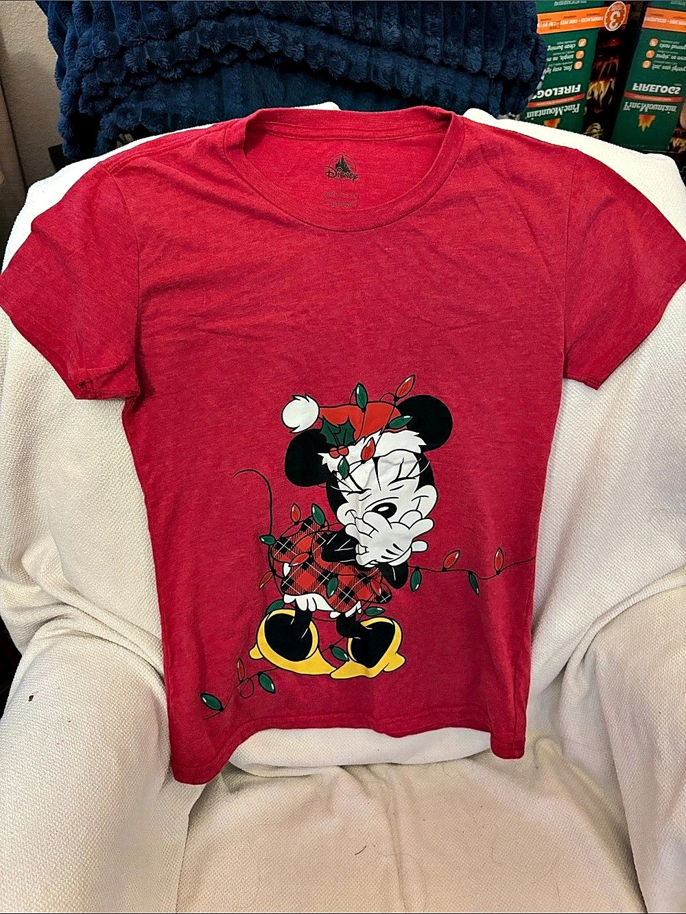 Disney Disney Mickey & Minnie Mouse T-Shirt Red & Black Girls 5